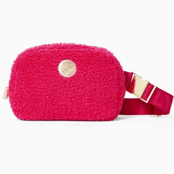 Lilly Pulitzer Handbags - Lilly Pulitzer Pink, Jeanie Sherpa  Crossbody Bag.